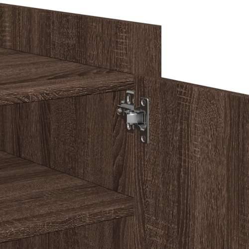 Stolić za kavu smeđa boja hrasta 80x50x50 cm konstruirano drvo - Smeđi hrast 1 80 cm Cijena