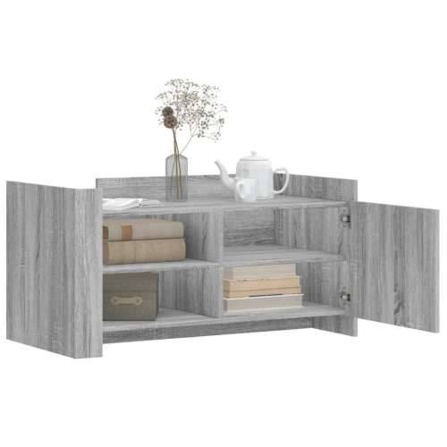 Stolić za kavu siva boja hrasta 100x50x50 cm od drva - Sivi hrast sonoma 1 100 cm Cijena