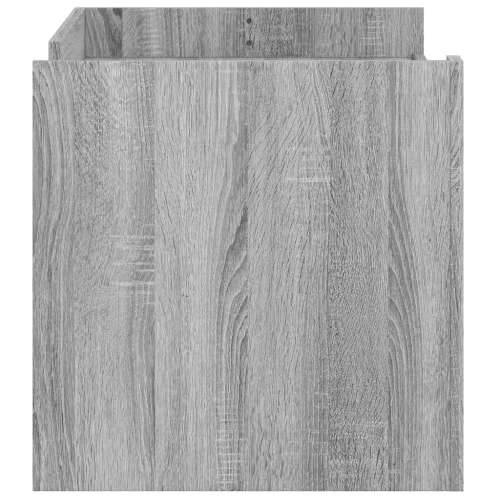 Stolić za kavu siva boja hrasta 100x50x50 cm od drva - Sivi hrast sonoma 1 100 cm Cijena