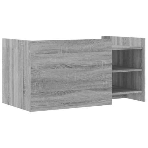 Stolić za kavu siva boja hrasta 100x50x50 cm od drva - Sivi hrast sonoma 1 100 cm Cijena