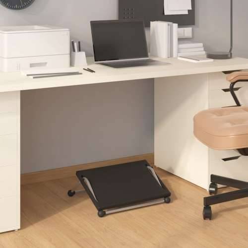 Oslonac za noge crni 45 x 40 x 13,5 cm Cijena