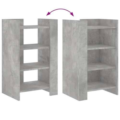 Komoda siva boja betona 45x35x75 cm od konstruiranog drva - Beton siva 1 45 cm Cijena