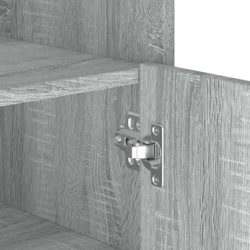 Komoda siva boja hrasta 45x35x75 cm od konstruiranog drva - Sivi hrast sonoma 1 Cijena