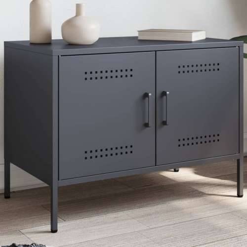 TV ormarić antracit 68 x 39 x 50,5 cm čelični - Antracit 1 Cijena