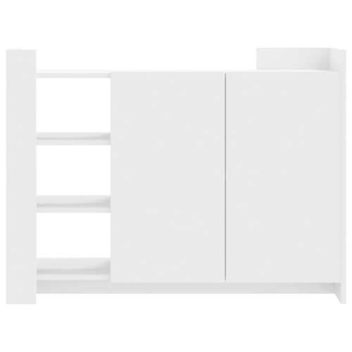 Komoda bijela 100x35x75 cm od konstruiranog drva - Bijela 1 Cijena