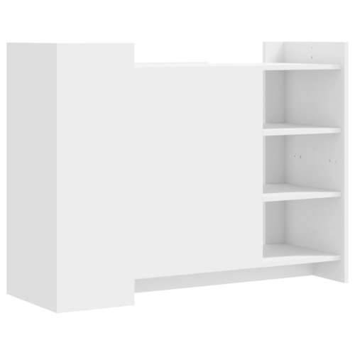 Komoda bijela 100x35x75 cm od konstruiranog drva - Bijela 1 Cijena