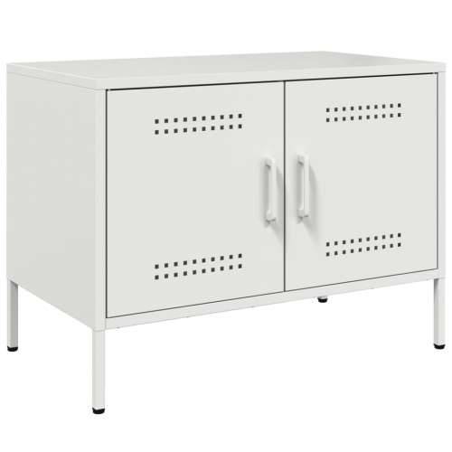 TV ormarić bijeli 68 x 39 x 50,5 cm čelični - Bijela 1 Cijena