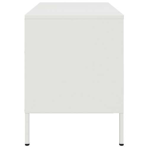 TV ormarić bijeli 68 x 39 x 50,5 cm čelični - Bijela 1 Cijena