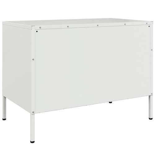TV ormarić bijeli 68 x 39 x 50,5 cm čelični - Bijela 1 Cijena