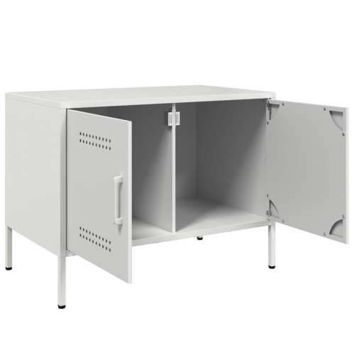 TV ormarić bijeli 68 x 39 x 50,5 cm čelični - Bijela 1 Cijena