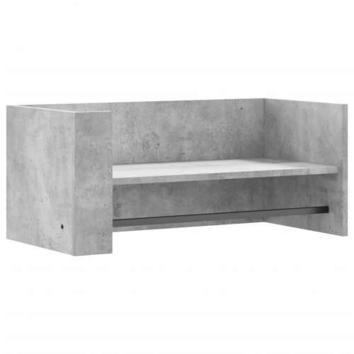 Zidna polica siva boja betona 70,5x35x30,5 cm konstruirano drvo - Beton siva 70.5 x 35 x 30.5 cm 1 Cijena