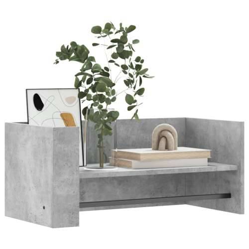 Zidna polica siva boja betona 70,5x35x30,5 cm konstruirano drvo - Beton siva 70.5 x 35 x 30.5 cm 1 Cijena