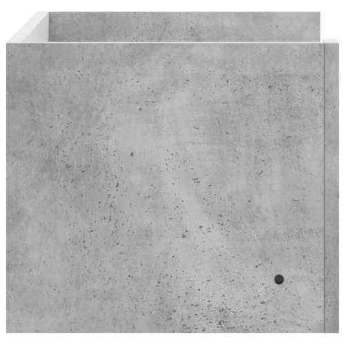 Zidna polica siva boja betona 70,5x35x30,5 cm konstruirano drvo - Beton siva 70.5 x 35 x 30.5 cm 1 Cijena