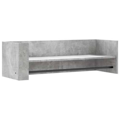 Zidna polica siva boja betona 100x35x30,5 cm konstruirano drvo - Beton siva 100 x 35 x 30.5 cm 1 Cijena