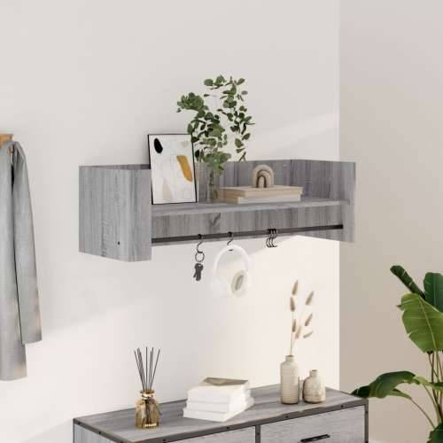 Zidna polica siva boja hrasta 100x35x30,5 cm konstruirano drvo - Sivi hrast sonoma 100 x 35 x 30.5 cm 1 Cijena