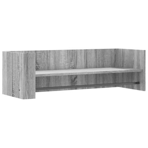 Zidna polica siva boja hrasta 100x35x30,5 cm konstruirano drvo - Sivi hrast sonoma 100 x 35 x 30.5 cm 1 Cijena