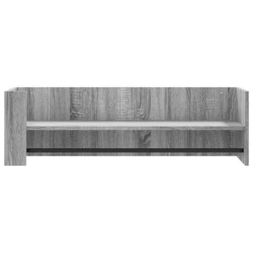Zidna polica siva boja hrasta 100x35x30,5 cm konstruirano drvo - Sivi hrast sonoma 100 x 35 x 30.5 cm 1 Cijena