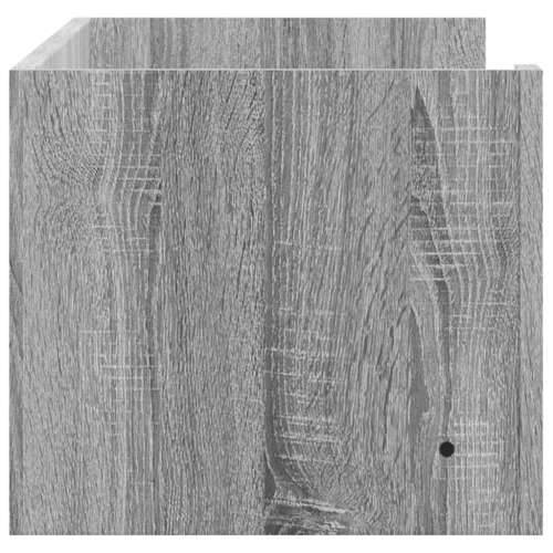 Zidna polica siva boja hrasta 100x35x30,5 cm konstruirano drvo - Sivi hrast sonoma 100 x 35 x 30.5 cm 1 Cijena