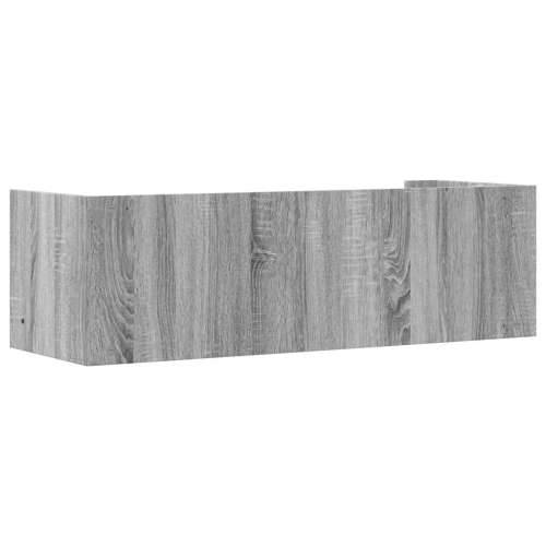 Zidna polica siva boja hrasta 100x35x30,5 cm konstruirano drvo - Sivi hrast sonoma 100 x 35 x 30.5 cm 1 Cijena