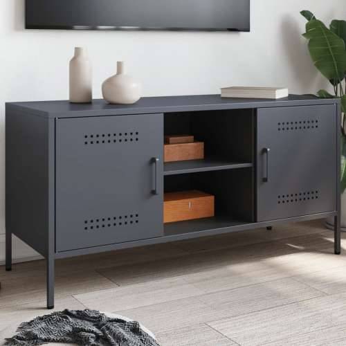TV ormarić antracit 100,5 x 39 x 50,5 cm čelični - Antracit 1 Cijena