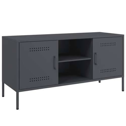 TV ormarić antracit 100,5 x 39 x 50,5 cm čelični - Antracit 1 Cijena