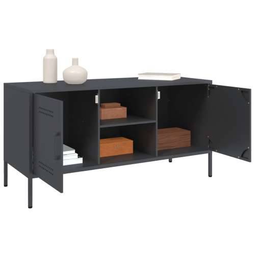 TV ormarić antracit 100,5 x 39 x 50,5 cm čelični - Antracit 1 Cijena