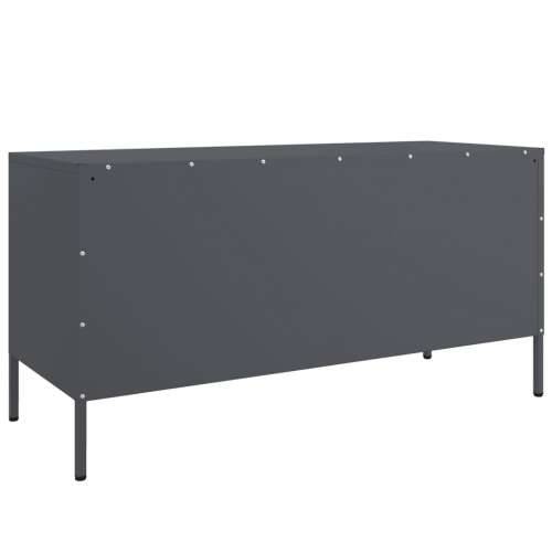 TV ormarić antracit 100,5 x 39 x 50,5 cm čelični - Antracit 1 Cijena
