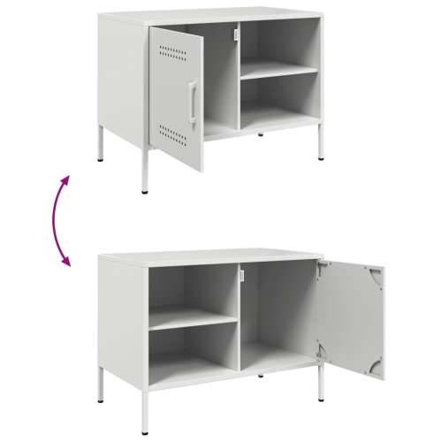 TV ormarići 2 kom bijeli 68 x 39 x 50,5 cm čelični - Bijela 2 Cijena