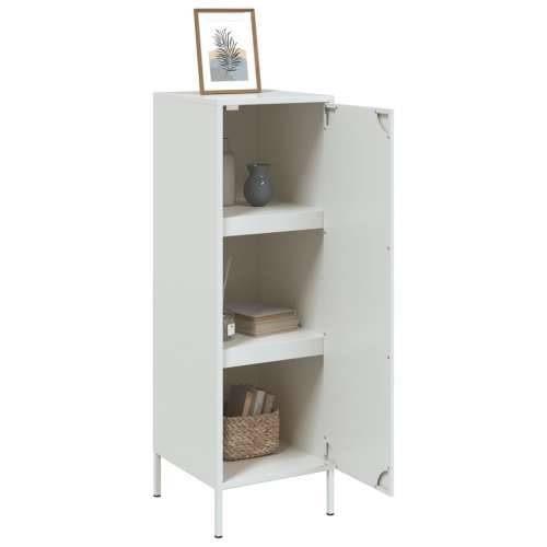 Visoka komoda bijela 36 x 39 x 113 cm čelična Bijela 1 Cijena