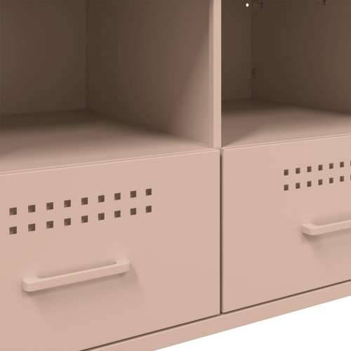 TV ormarići 2 kom ružičasti 68 x 39 x 50,5 cm čelični - Ružičasta 2 Cijena