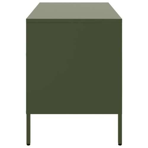 TV ormarići 2 kom maslinastozeleni 68 x 39 x 50,5 cm čelični - Zelena 2 Cijena