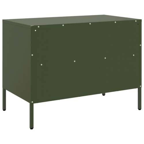TV ormarići 2 kom maslinastozeleni 68 x 39 x 50,5 cm čelični - Zelena 2 Cijena