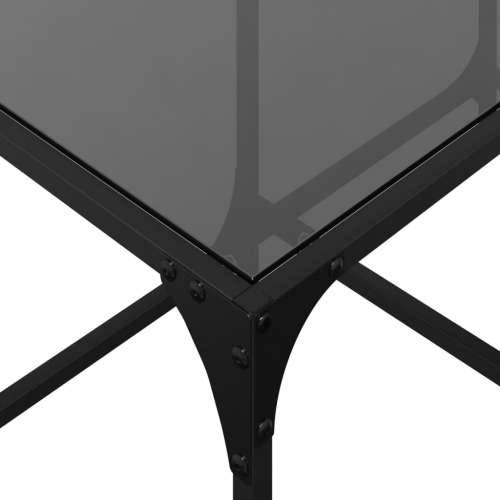 Stolić za kavu s crnom staklenom površinom 78,5x40x40 cm čelik - crno staklo 78.5 x 40 x 40 cm 1 Cijena