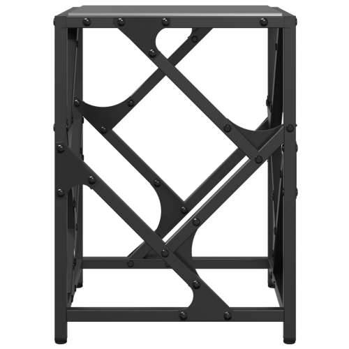 Stolić za kavu s crnom staklenom površinom 30x30x41 cm čelik - crno staklo 30 x 30 x 41 cm 1 Cijena
