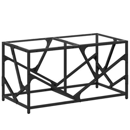 Stolić s prozirnom staklenom površinom 78,5x40x41 cm čelik - Transparentan 1 Cijena