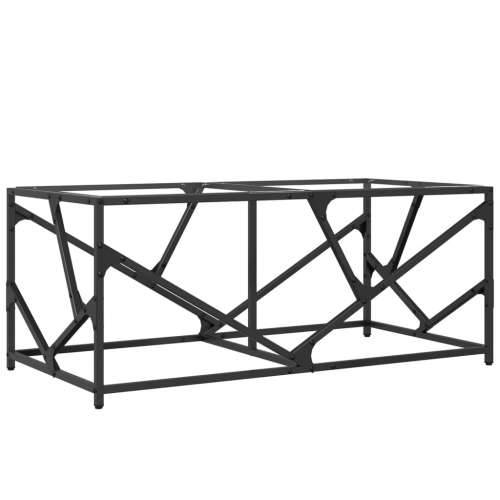 Stolić s prozirnom staklenom površinom 98,5x50x41 cm čelik - Transparentan 1 Cijena