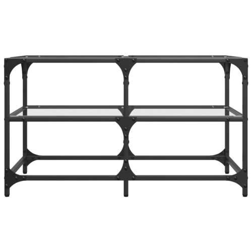 Stolić s prozirnom staklenom površinom 78,5x40x45 cm čelik - prozirno staklo 78.5 x 40 x 45 cm 1 Cijena