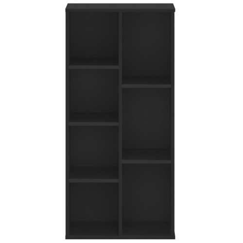 Regal za knjige crni 50x25x105 cm od konstruiranog drva - Crna 1 Cijena