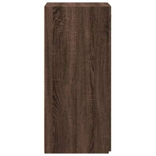 Komoda smeđa boja hrasta 50 x 42,5 x 93 cm konstruirano drvo - Smeđi hrast 1 Cijena