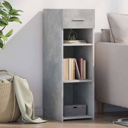Komoda siva boja betona 30x42,5x93 cm od konstruiranog drva - Beton siva 1 Cijena
