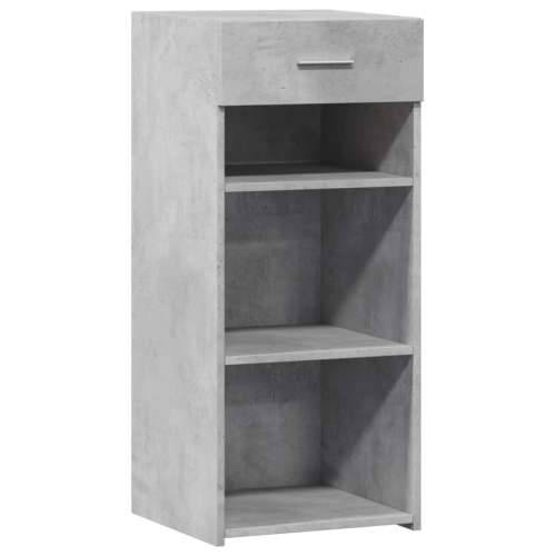 Komoda siva boja betona 40 x 42,5 x 93 cm od konstruiranog drva - Beton siva 1 Cijena