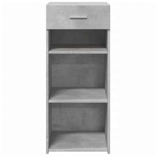 Komoda siva boja betona 40 x 42,5 x 93 cm od konstruiranog drva - Beton siva 1 Cijena