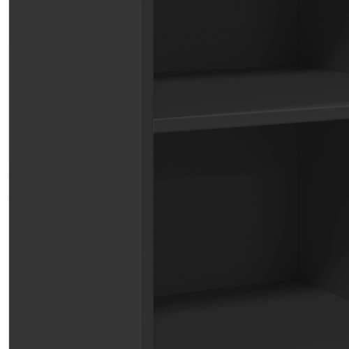Komoda crna 50x41x93 cm od konstruiranog drva - Crna 1 Cijena