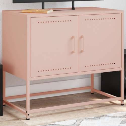 TV ormarić ružičasti 68,5 x 39 x 60,5 cm čelični - Ružičasta 1 Cijena