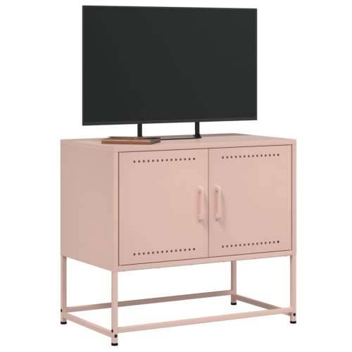 TV ormarić ružičasti 68,5 x 39 x 60,5 cm čelični - Ružičasta 1 Cijena