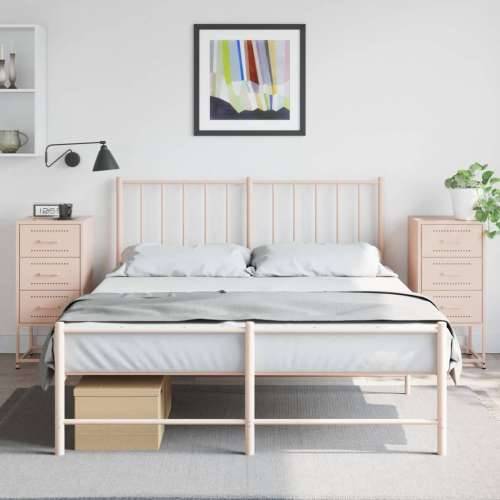 Noćni ormarići 2 kom ružičasti 36 x 39 x 78 cm čelični - Ružičasta 2 Cijena