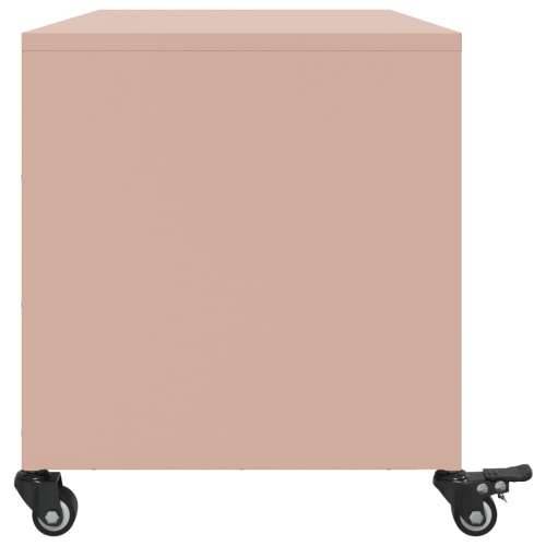 TV ormarić ružičasti 68 x 39 x 43,5 cm čelik - Ružičasta 1 Cijena