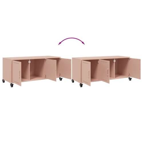 TV ormarić ružičasti 100,5 x 39 x 43,5 cm čelik - Ružičasta 1 Cijena