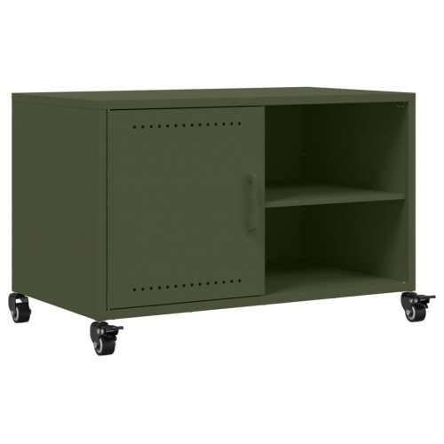 TV ormarić maslinastozeleni 68 x 39 x 43,5 cm čelični - Zelena 1 Cijena