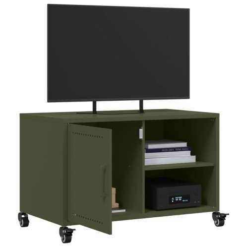 TV ormarić maslinastozeleni 68 x 39 x 43,5 cm čelični - Zelena 1 Cijena